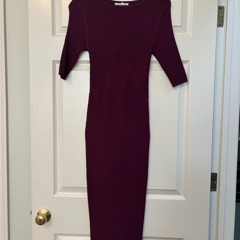 Rebecca Minkoff Rich Purple Long Sleeve Dress